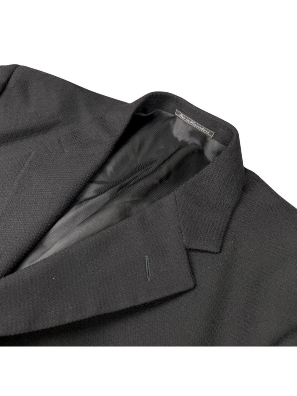 Ermenegildo Zegna Mens 100% Wool 3-Button Blazer/Jacket Black • 48L US